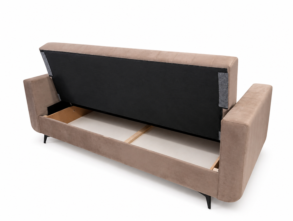 CANAPÉ-LIT LINEA 218 CM / RESSORTS + MOUSSE