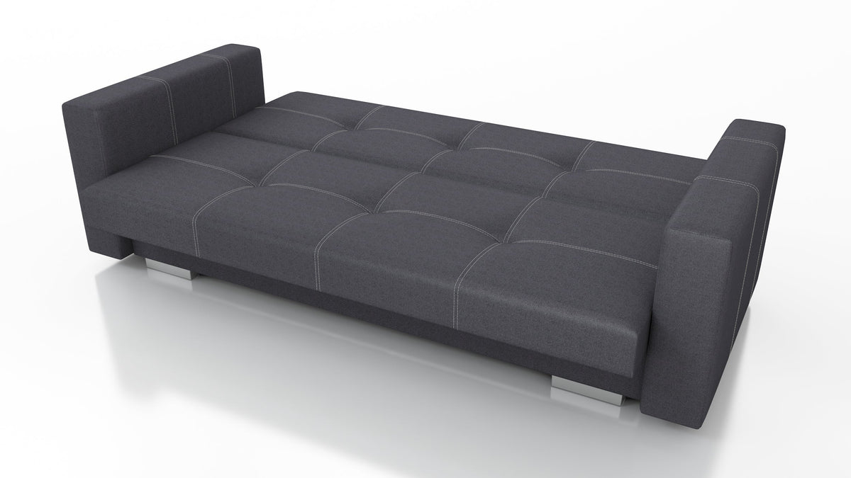 CANAPÉ-LIT ALEXIA 220 CM / RESSORTS + MOUSSE