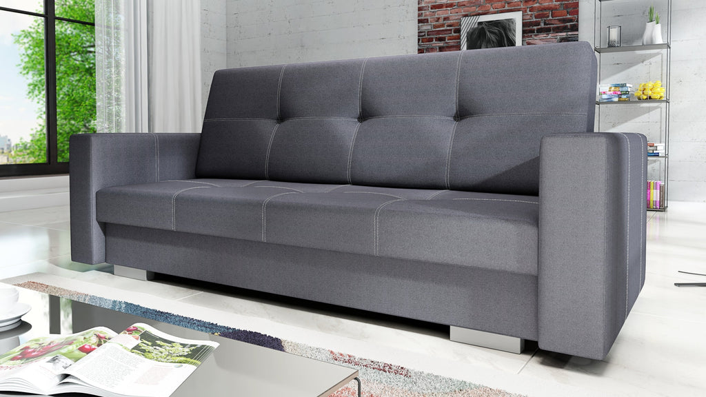 CANAPÉ-LIT ALEXIA 220 CM / RESSORTS + MOUSSE